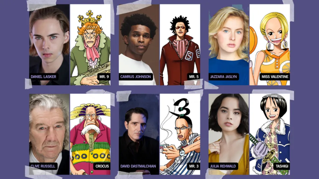 Several cast members featured in Netflix's One PIece Season 2. 