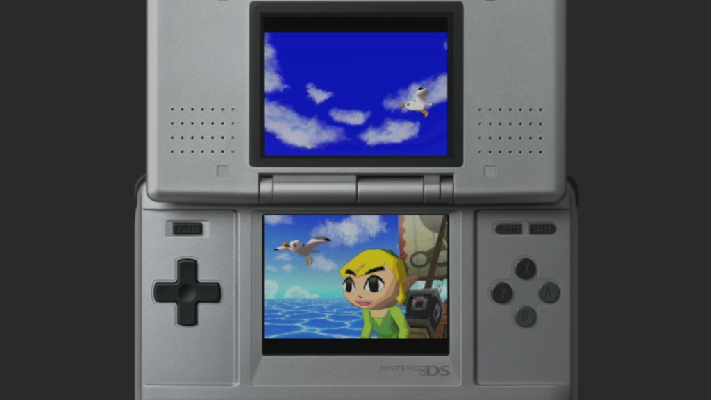 a screenshot of the legend of zelda phantom hourglass being played on nintendo ds as part of a list ranking all top-down zelda games from worst to best.
