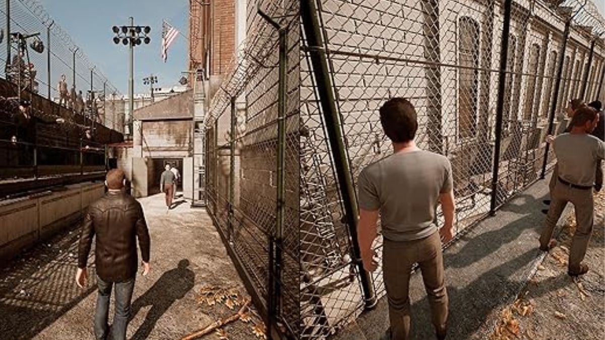 Screenshot showing co-op gameplay in A Way Out