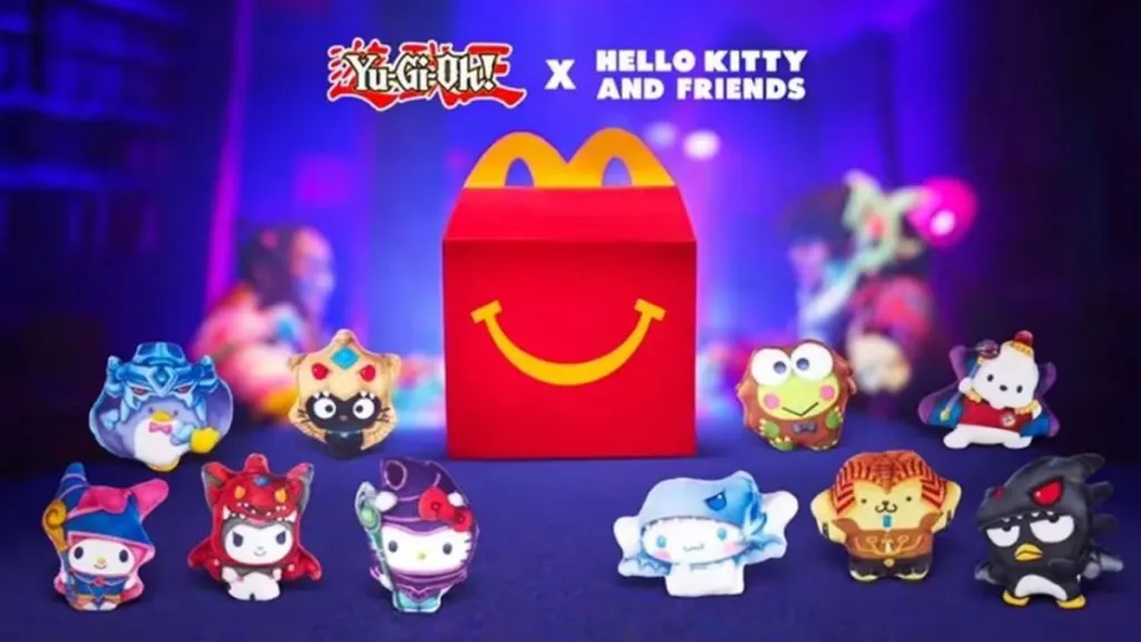 All YuGiOh Hello Kitty toys from McDonalds