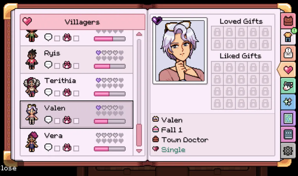 An image showing romance option Valen in Fields of Mistria