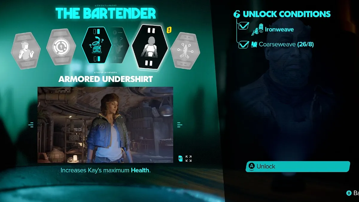 Armored Undershirt unlock in Star Wars Outlaws.