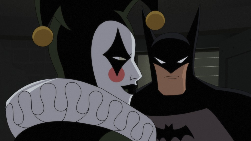 Harley Quinn and Batman in Batman: Caped Crusader Season 1