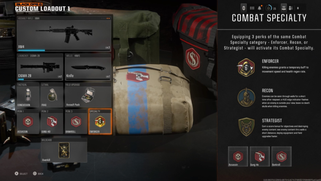 The Combat Specialty page in an article about to use Perk in Black Ops 6.