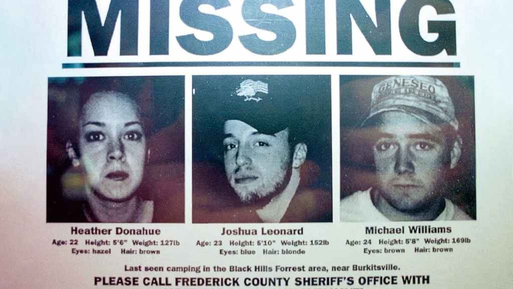 A missing poster that was made as part of the marketing campaign for the Blair Witch Project