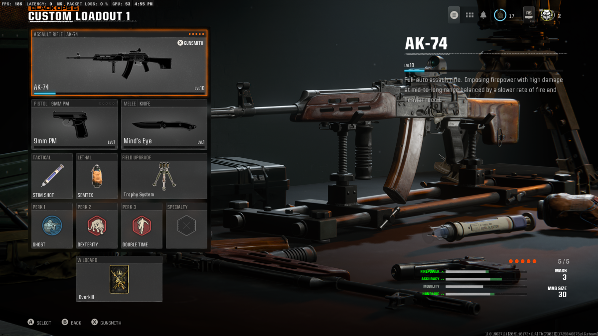 AK-74 loadout BO6