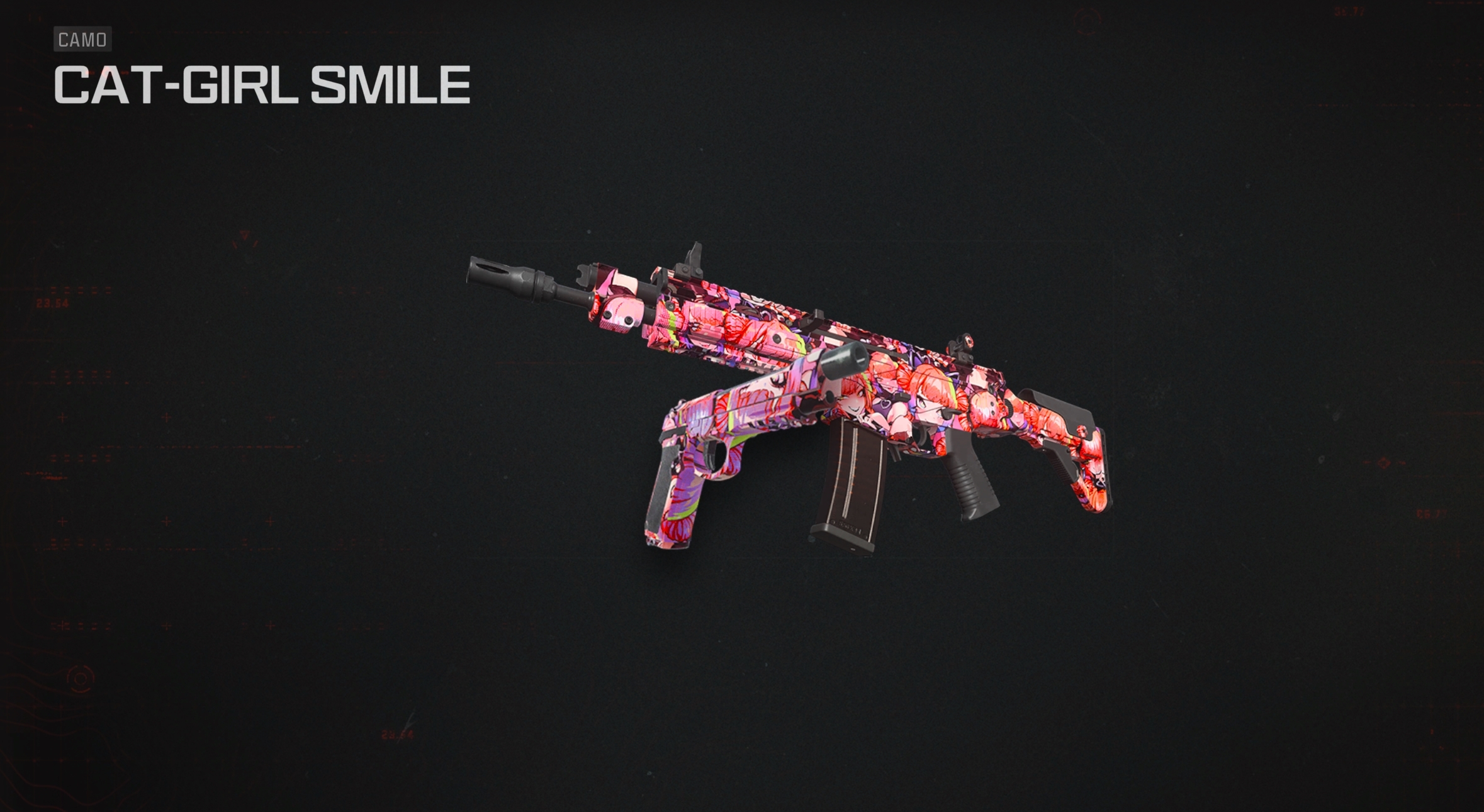 Cat Girl Smile Camo MW3