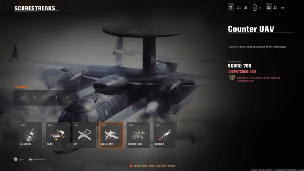 The Counter UAV scorestreak as part of a ranking of all the ones in Black Ops 6.