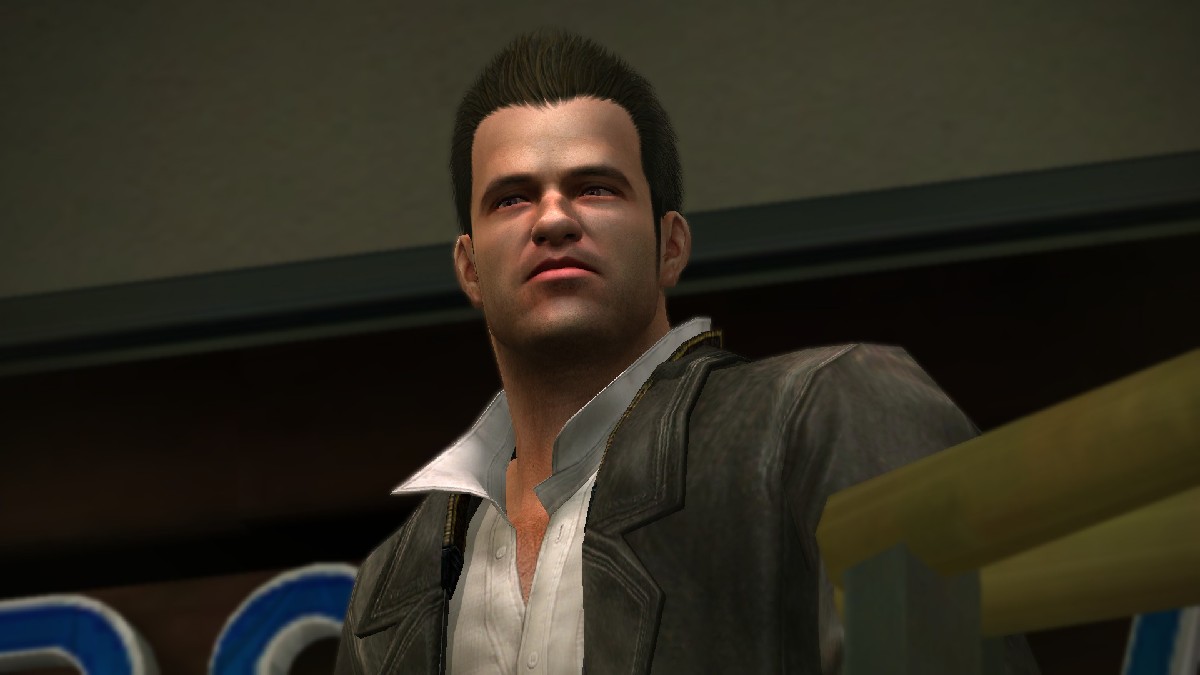 A screenshot of Frank West from Dead Rising HD in an preview of Dead Rising Deluxe Remaster