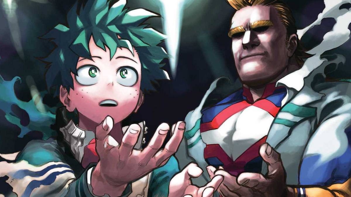 Deku and All Might on the cover of My Hero Academia Volume 31