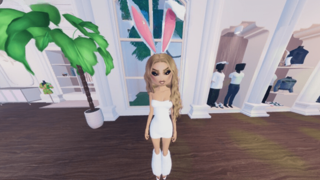 Screenshot of a Bunny Outfit in Dress to Impress