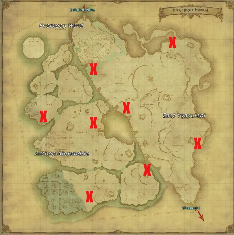 All Treasure Map Locations in Heritage Found