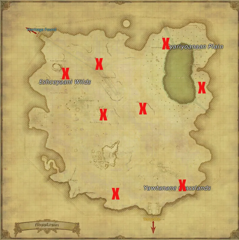 All Treasure Map Locations in Shaaloani