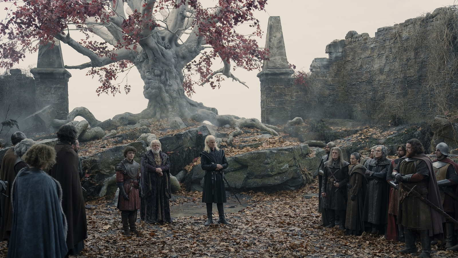 Prince Daemon Targaryen and the Riverlords in House of the Dragon Season 2, Episode 7, "The Red Sowing"