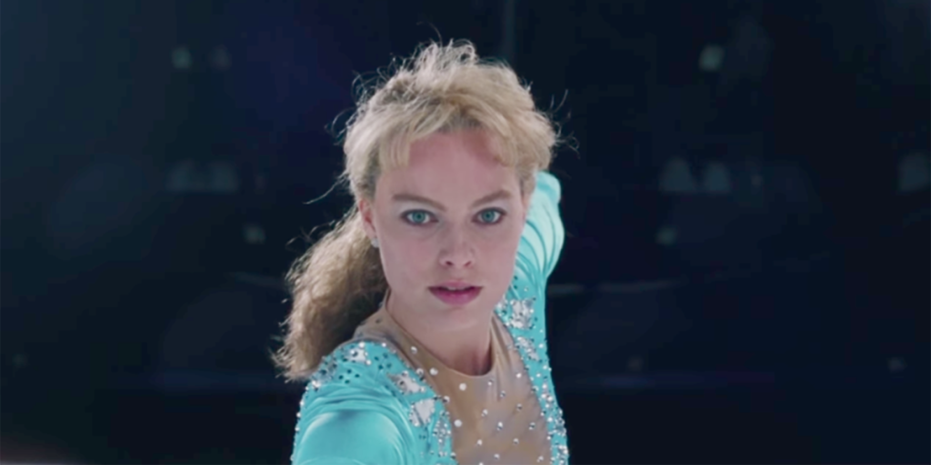 Margot Robbie in I, Tonya.