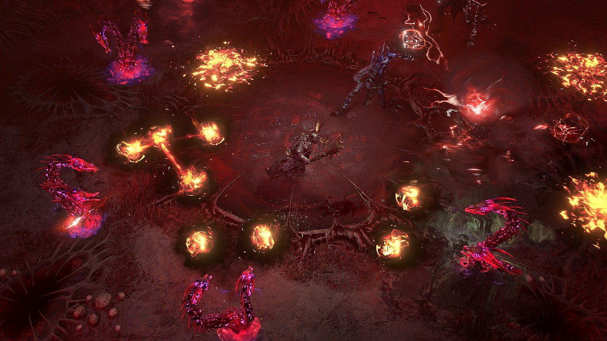 Infernal Hordes and the Fell Priests in Diablo 4.