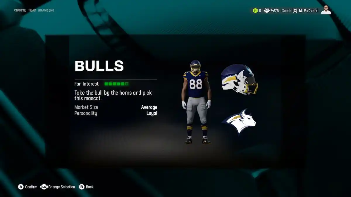 The Bulls as part of an article about relocations options in Madden NFL 25.