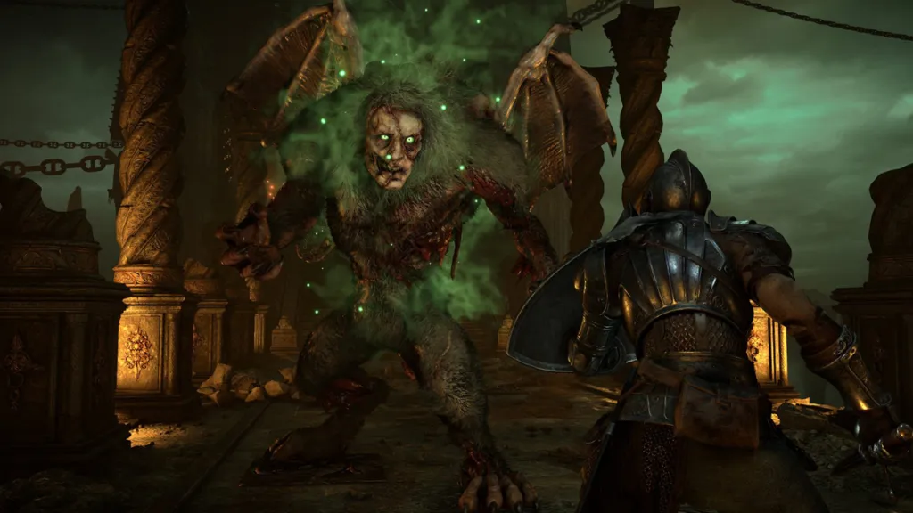 Maneaters fight in the Demons Souls remake