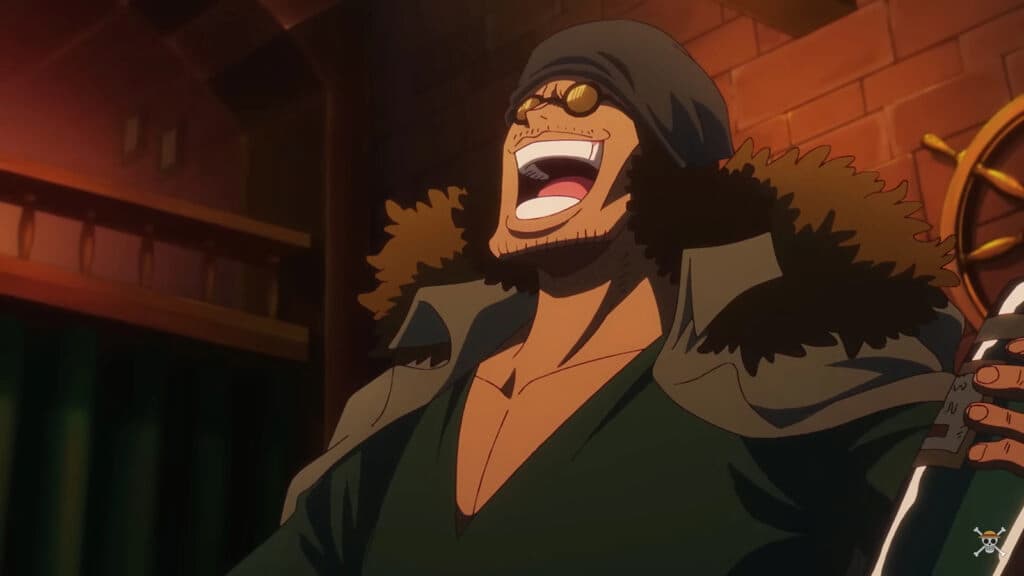 Former Admiral Kuzan in episode 1115 of the One Piece anime