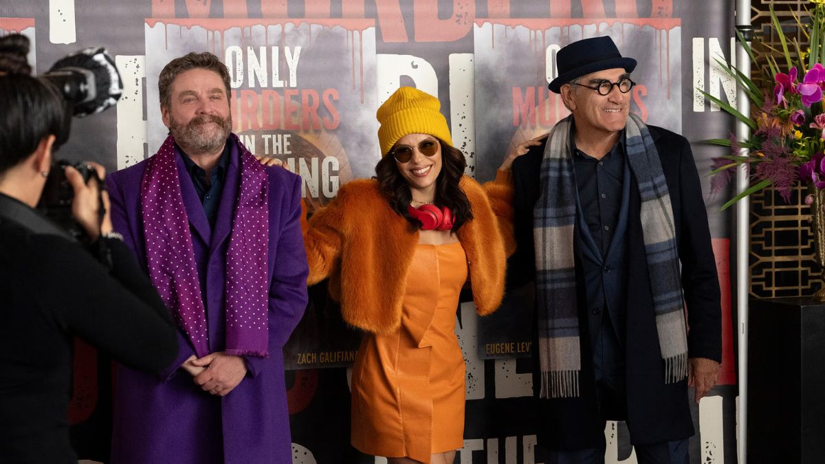 Zach Galifanakis, Eugene Levy, and Eva Longoria as guest stars on Only Murders in the Building.