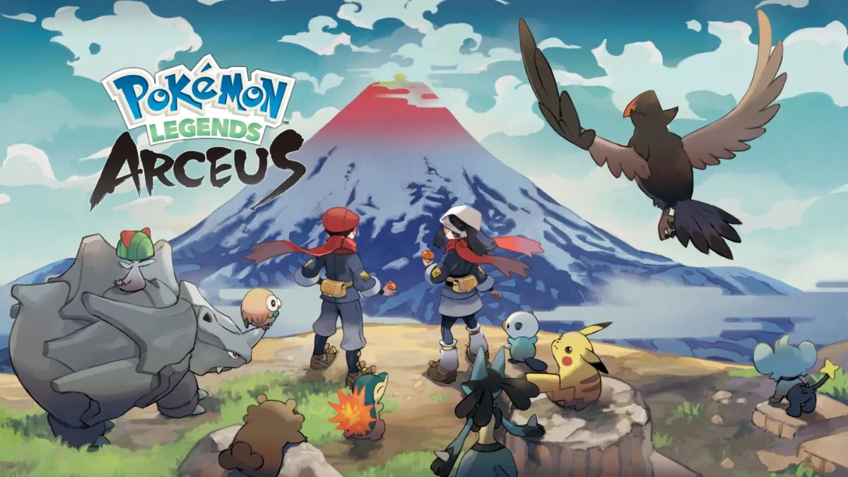 pokemon legends arceus title art