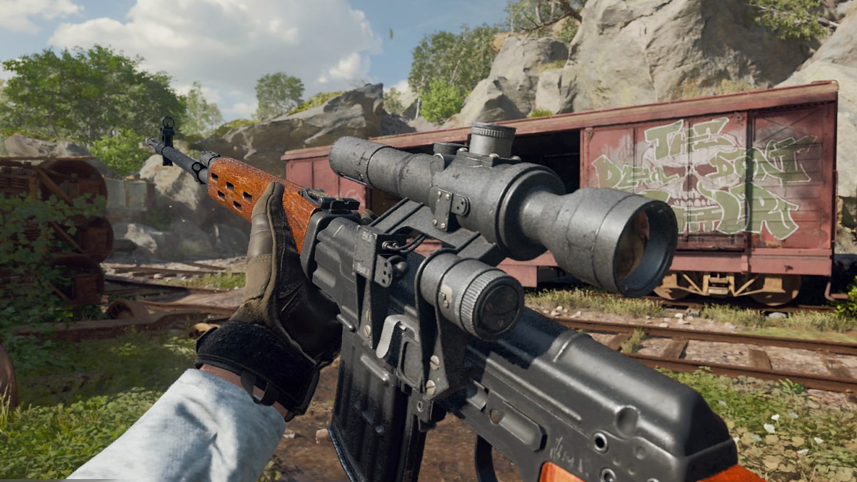 SVD weapon Inspect in Black Ops 6.