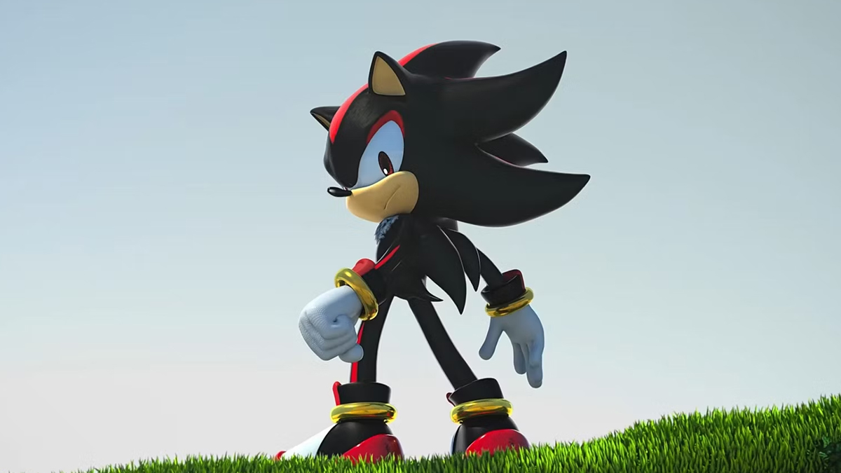 Shadow in trailer screenshot for Sonic X Shadow Generations