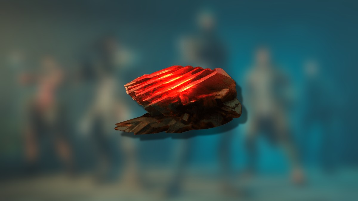 An image of Tellurium on top of a blurred Warframe background in an article detailing where to farm the mateiral