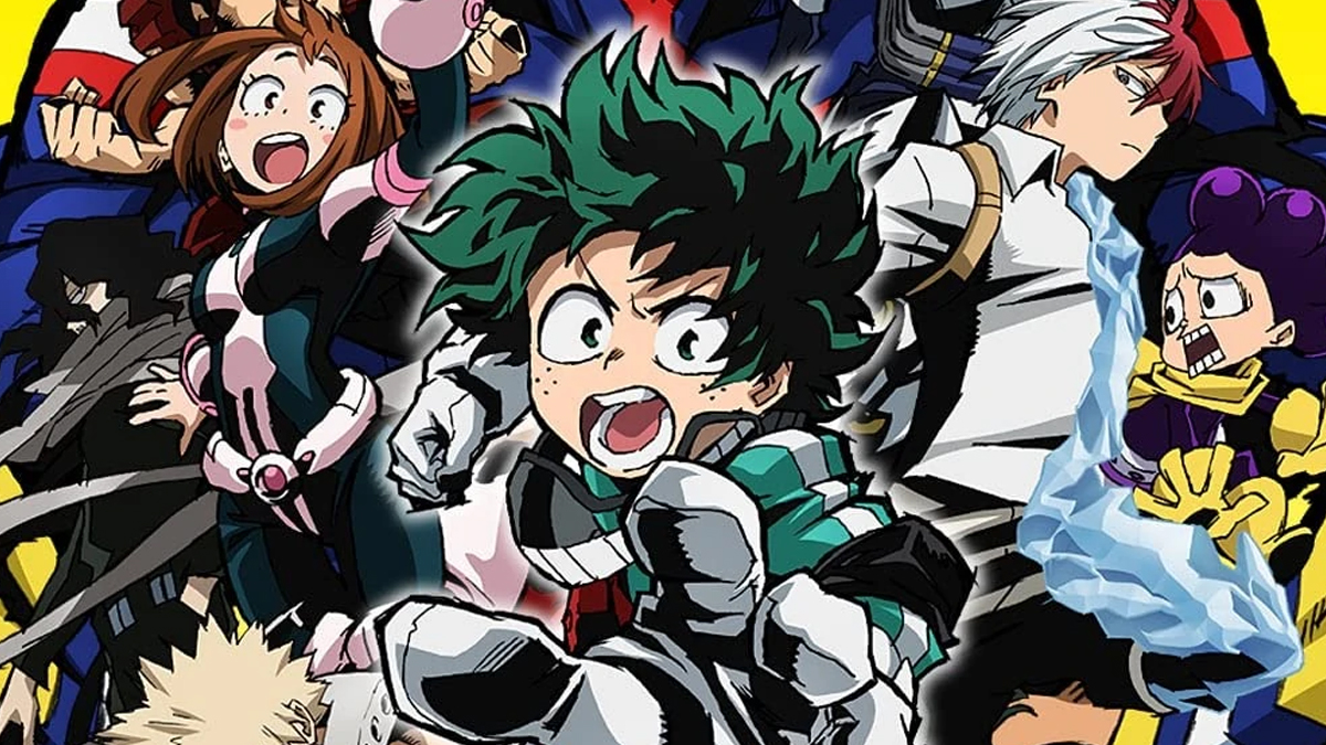 The Cast of My Hero Academia in poster for anime's first season