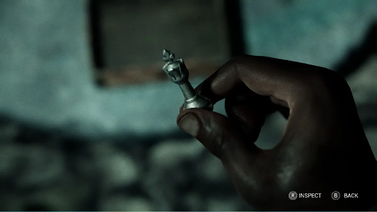 An image of a chess piece, a trinket found in The Casting of Frank Stone in a preview of the upcoming game