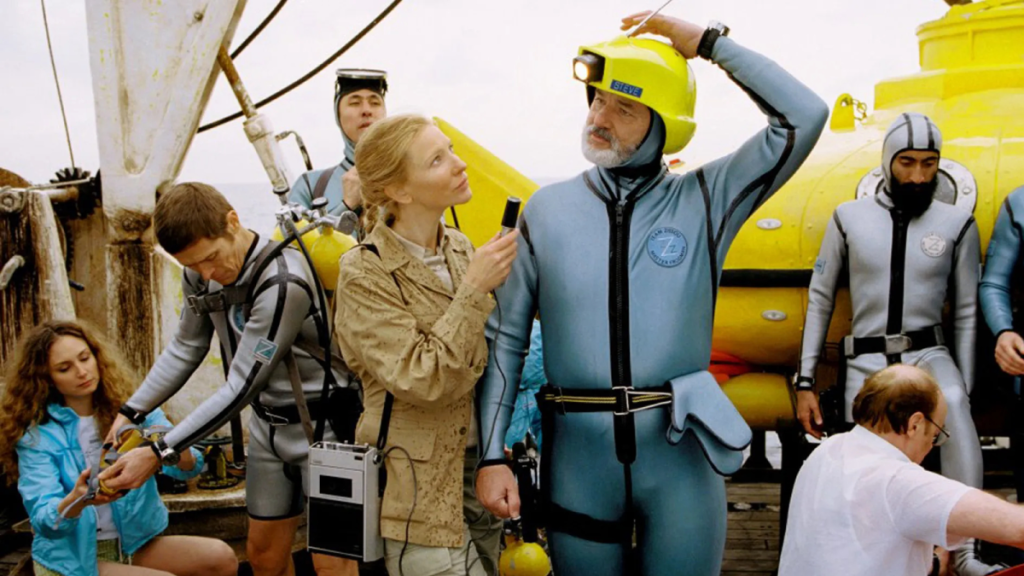 Cate Blanchett and Bill Murray in The Life Aquatic with Steve Zissou