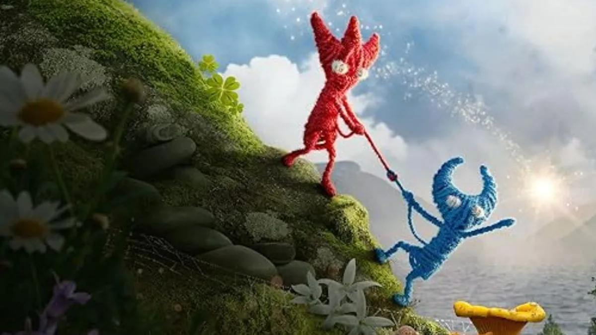 Image of the yarny characters in the game Unraveled Two