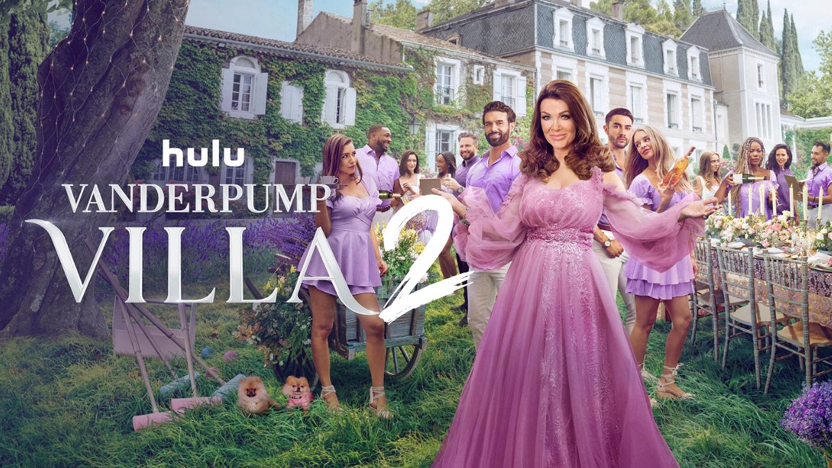 Promo image for Vanderpump Villa, with a 2 next to the title