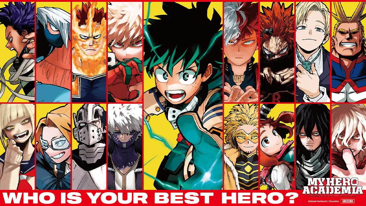 Who Is Your Best Hero My Hero Academia Popularity Poll keyart