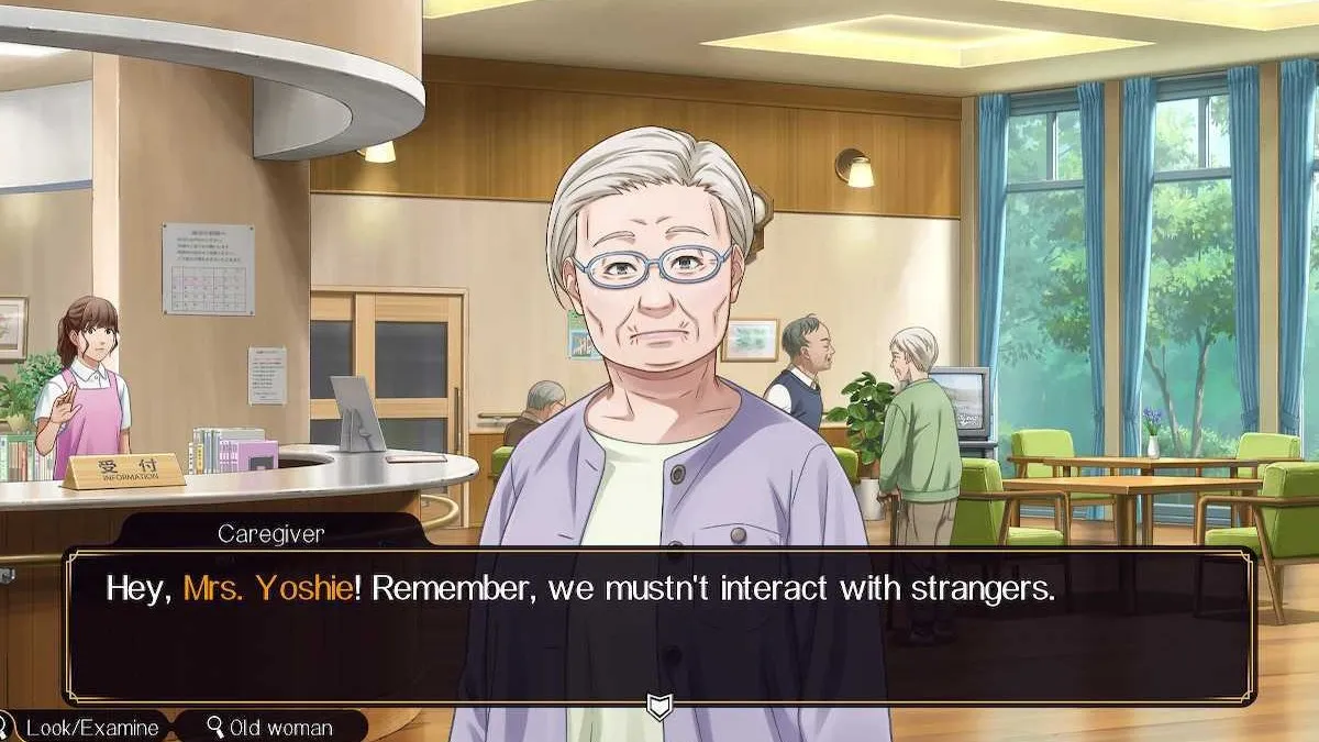 Yoshie, Detective Kuze's Grandmother, in Emio: The Smiling Man