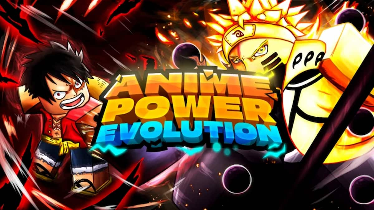 Anime Power Evolution Simulator official promo artwork.