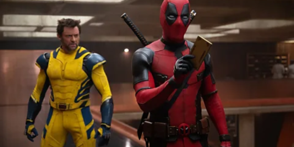 Deadpool and Wolverine standing in the TVA in Deadpool & Wolverine