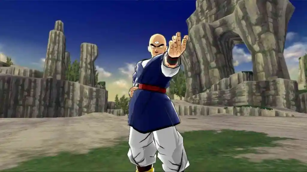 Tien challenges someone to a fight in the mountains as part of an article about every Dragon Ball Budokai game ranked