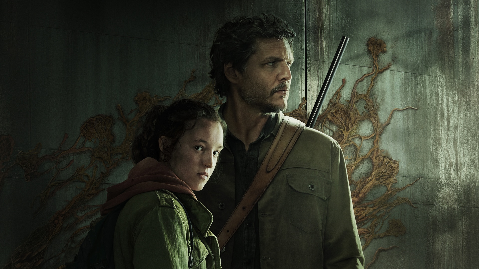 Joel and Ellie in The Last of Us on HBO.