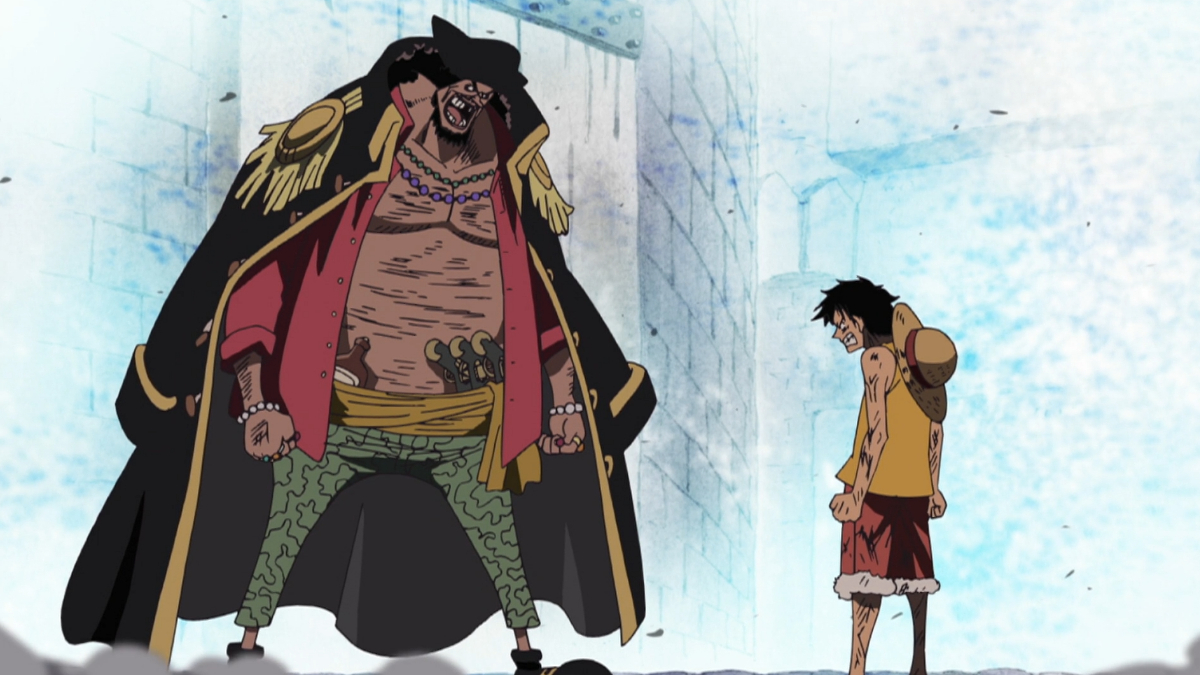 luffy and blackbeard