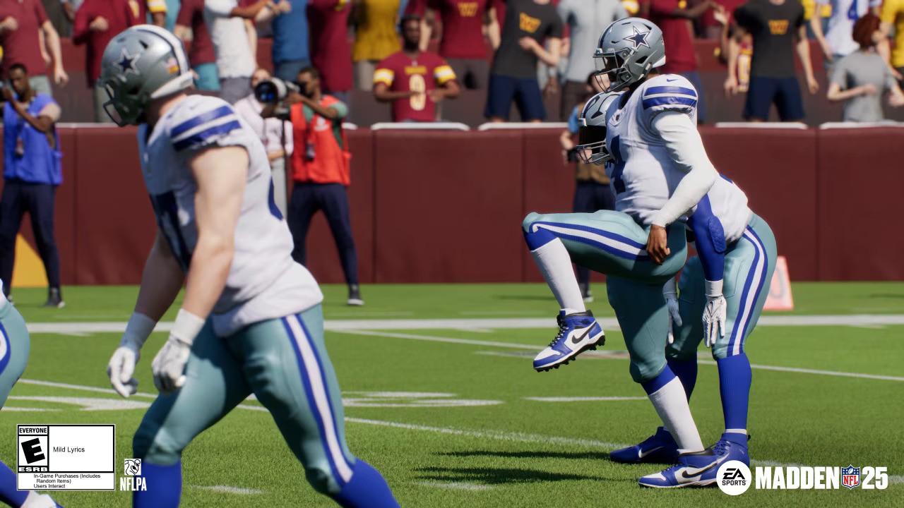 Dak Prescott in the shotgun in Madden 25.