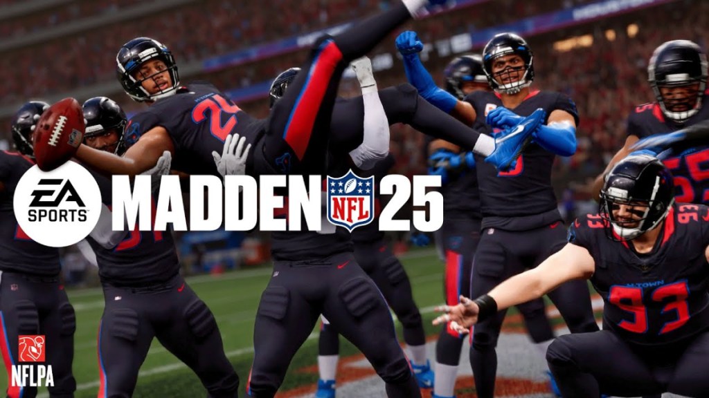 Players celebrating in Madden 25.