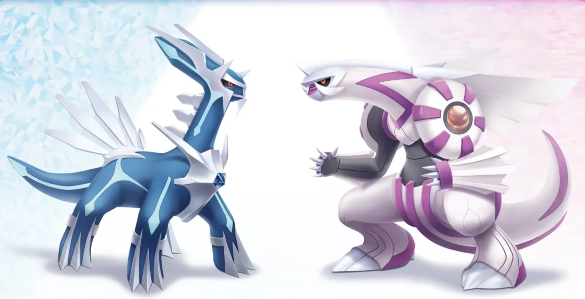 Dialga and Palkia from Pokemon Diamond and Pearl