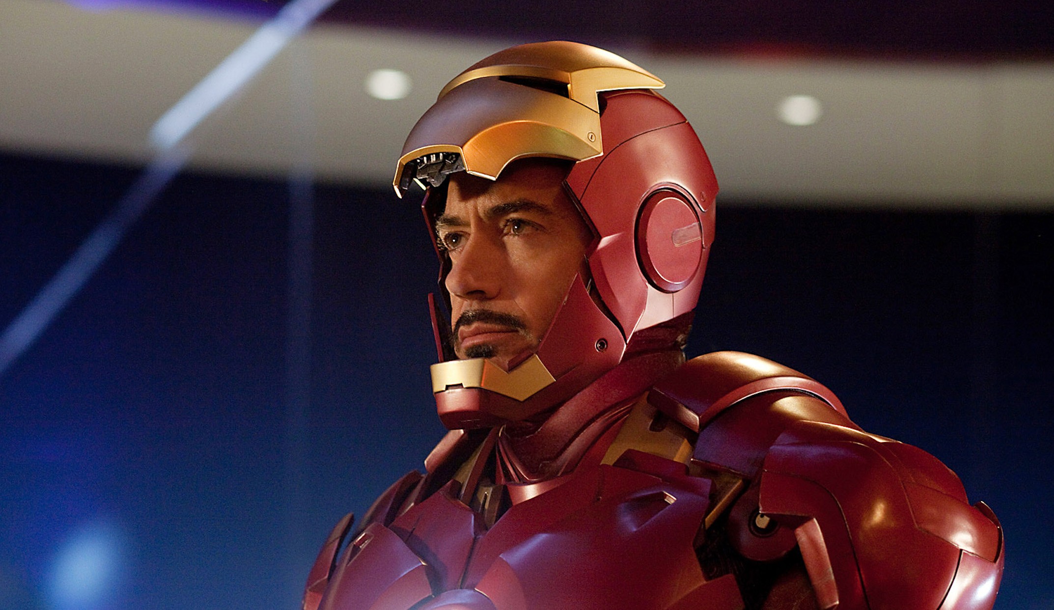 Robert Downey Jr. as Iron Man in the MCU.