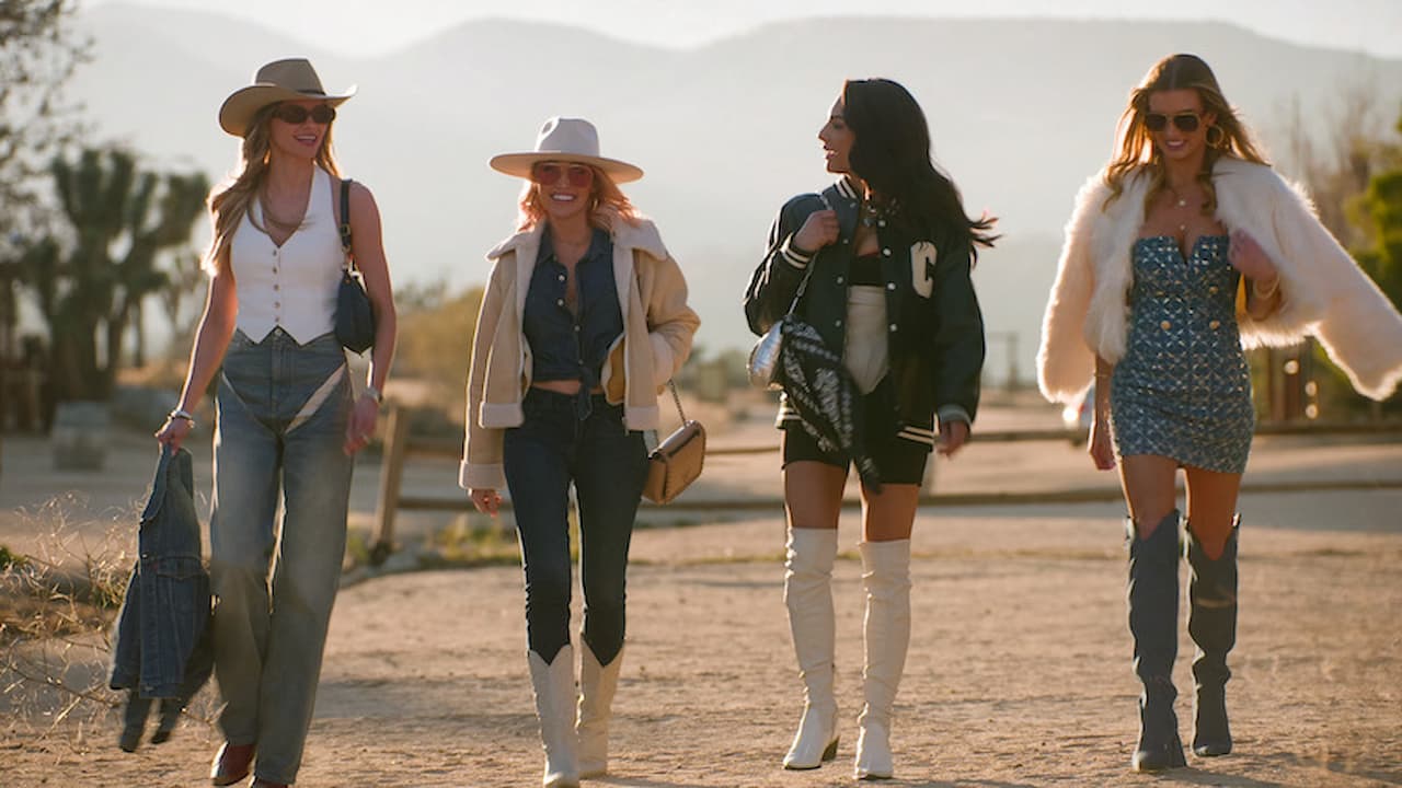 Selling Sunset, four women walking towards the camera.