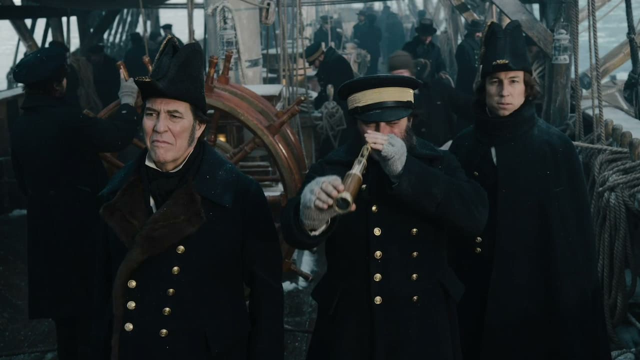 The Terror, several officers on a period ship, one with a spyglass.