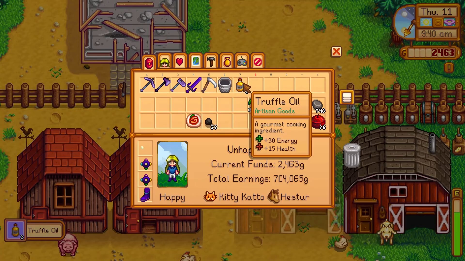 truffle oil stardew valley