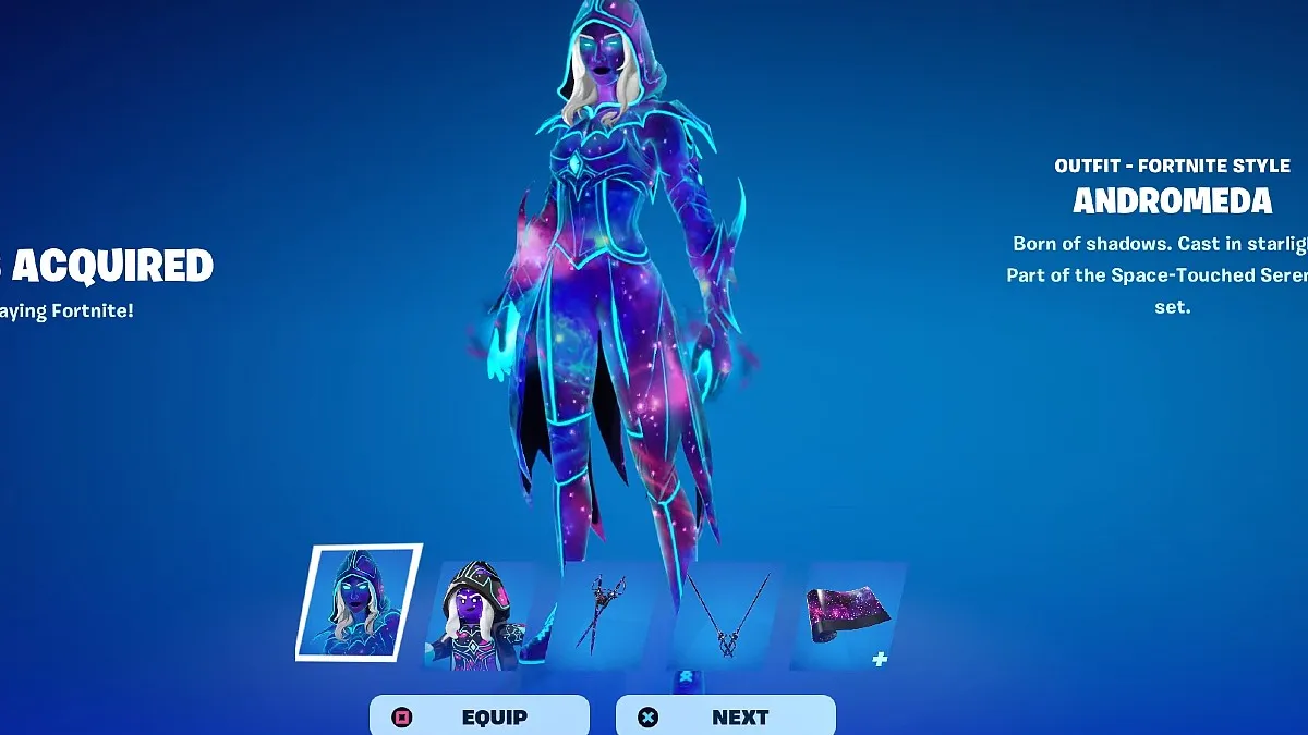 Andromeda bundle in Fortnite.