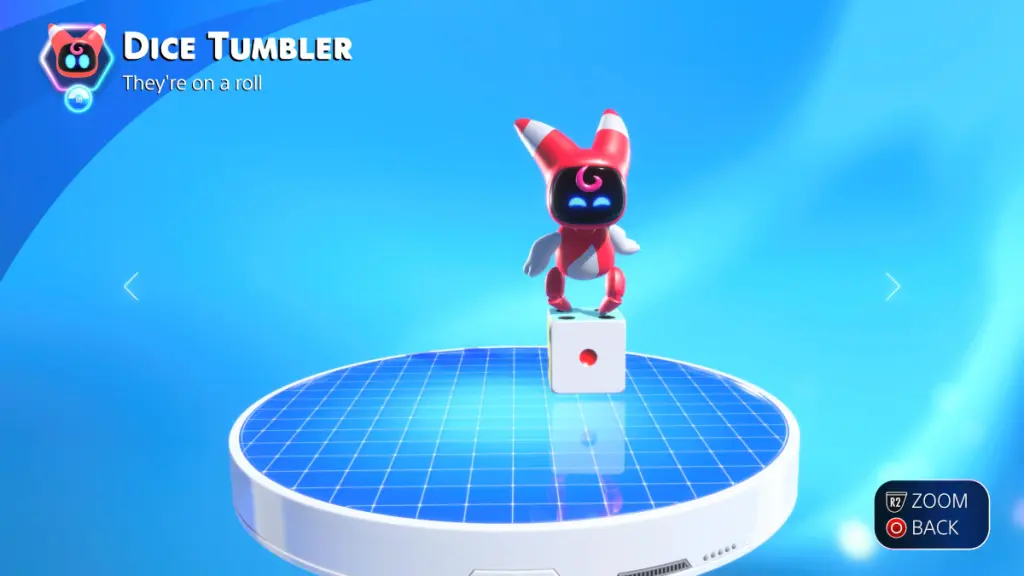 Dice Tumbler from Astro Bot