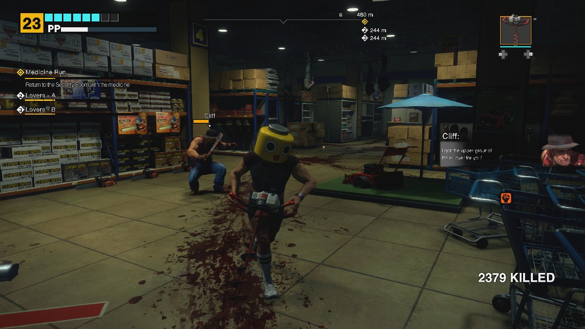 Auger hit in Dead Rising Deluxe Remaster